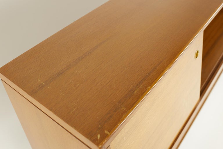 Wood R-Way Mid Century Storage Headboard For Sale