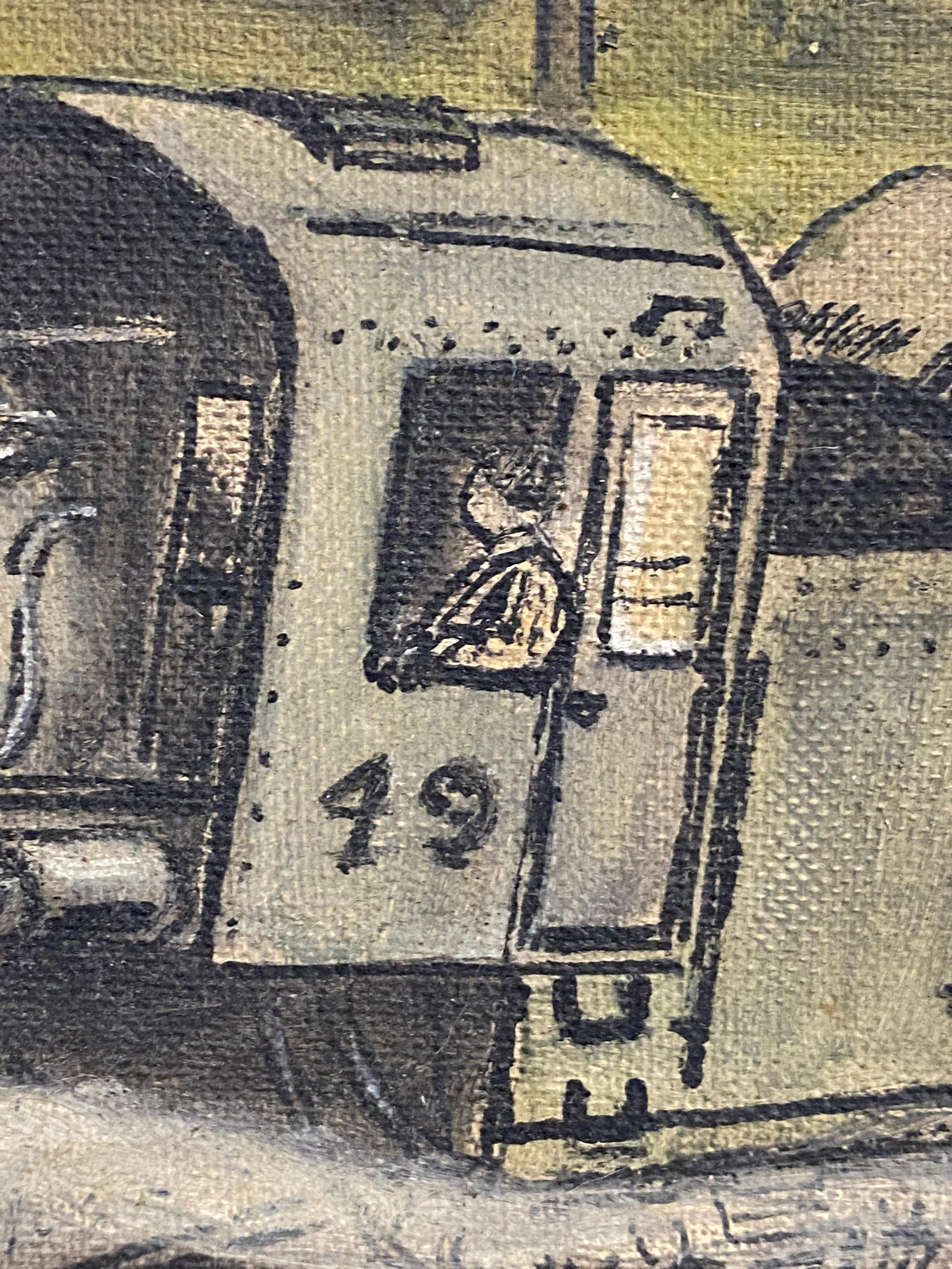 R Wilson McCoy, New York Central Railroad, Locomotive-Gemälde im Angebot 1