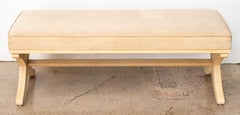 R & Y Augousti Art Deco Style Shagreen Bench