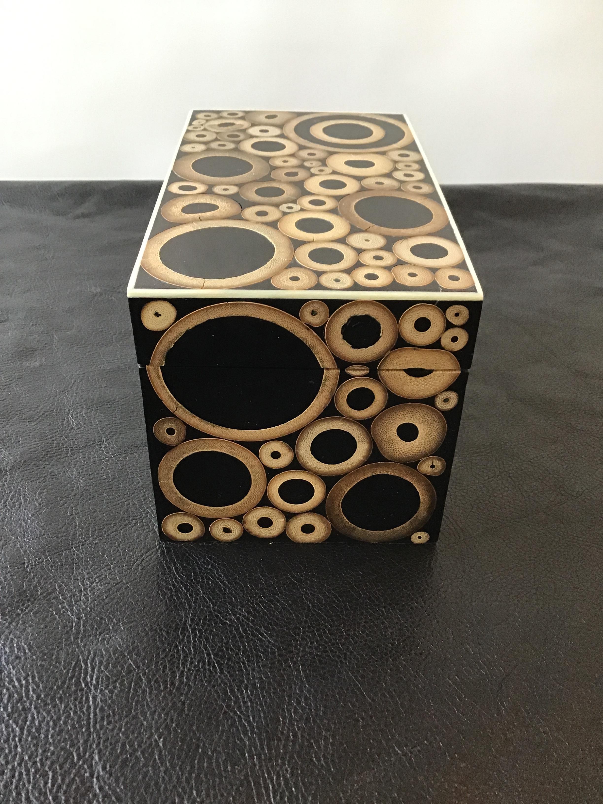 R & Y Augousti Bamboo Box In Good Condition In Tarrytown, NY