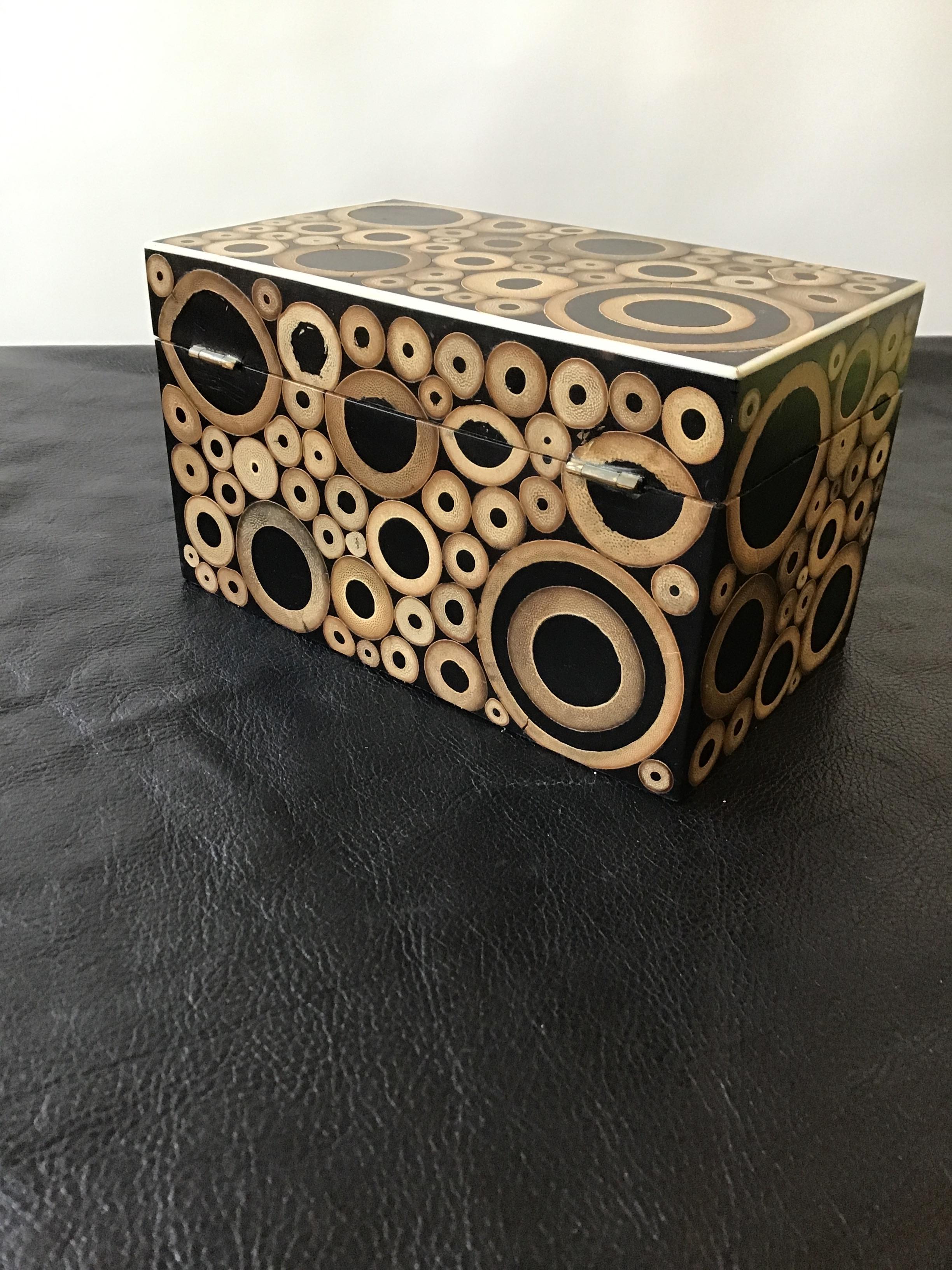 Contemporary R & Y Augousti Bamboo Box