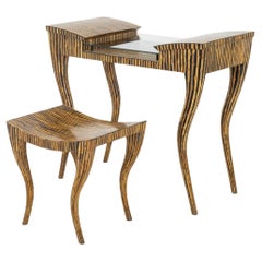 R & Y Augousti "Delilah" Table de toilette et banc