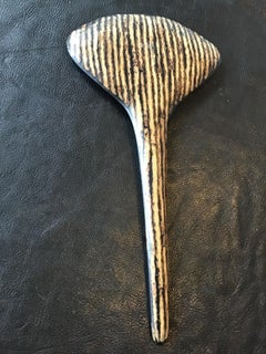R & Y Augousti Exotic Wood Hand Mirror
