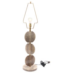 R & Y Augousti French Modern Snakeskin Table Lamp