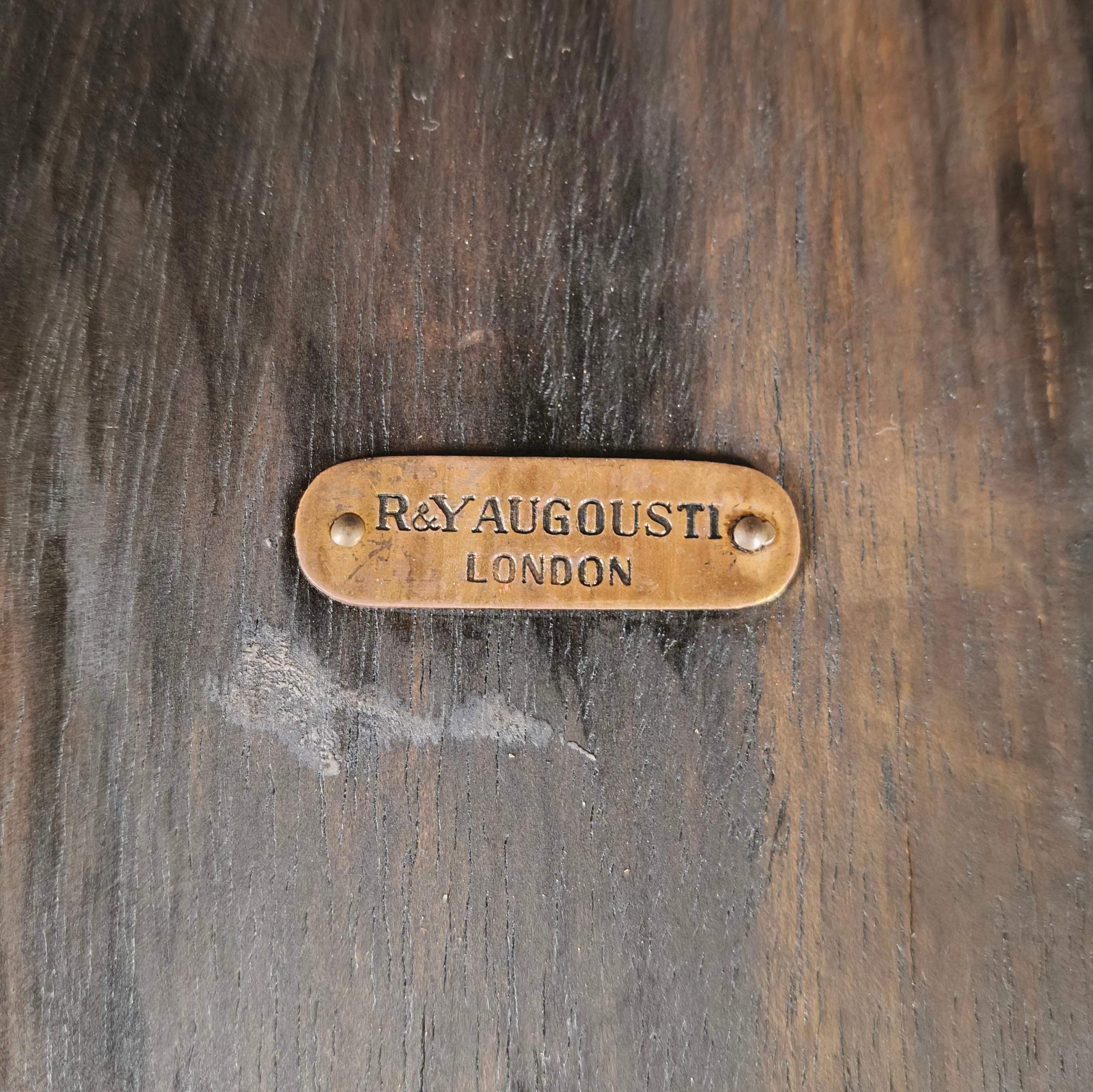 R & Y Augousti Grüner Stachelrochen Shagreen und Wood Jewel Box im Angebot 1