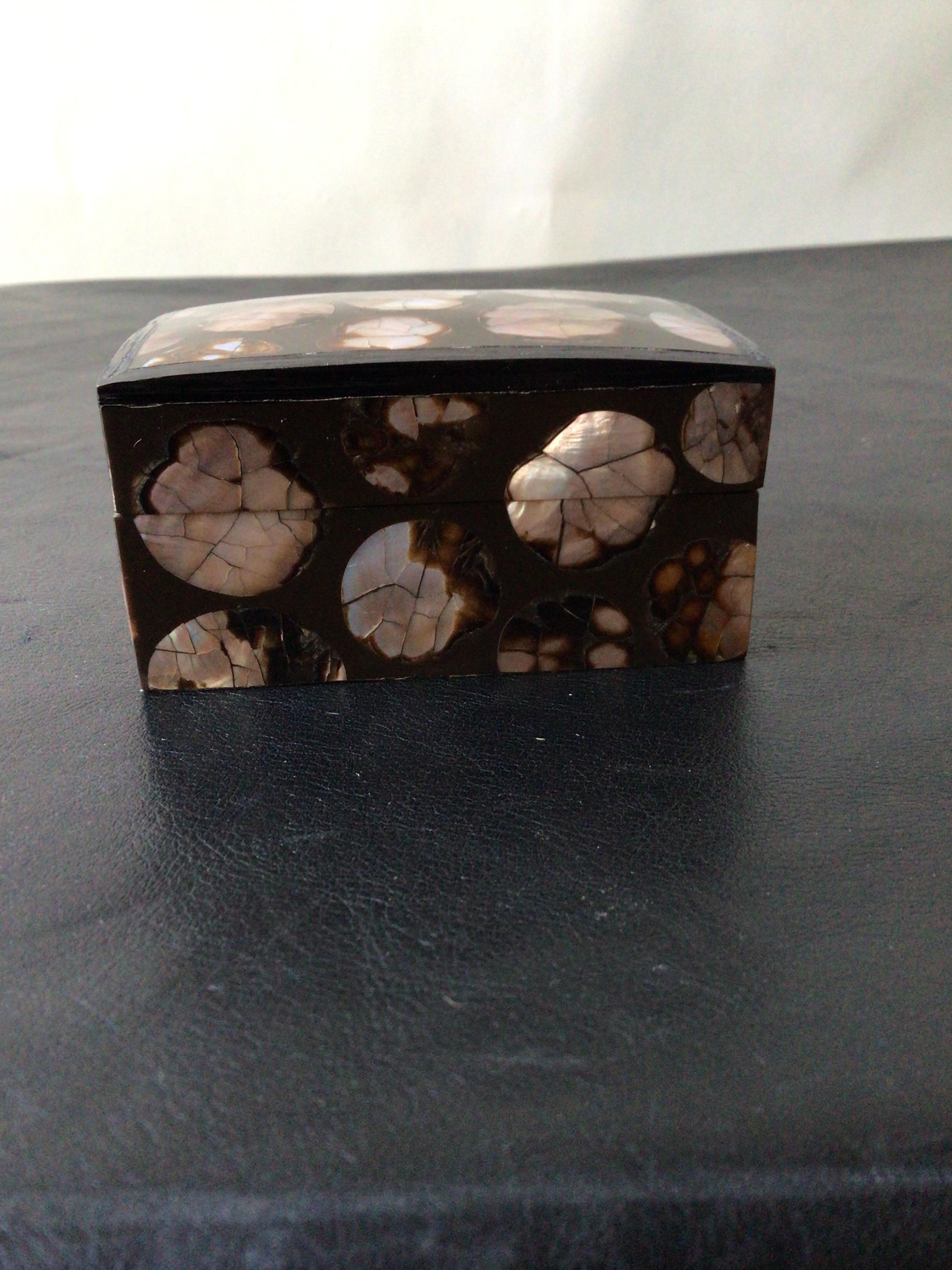 Contemporary R & Y Augousti Mother of Pearl Box For Sale
