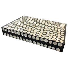 R & Y Augousti Mother of Pearl Box