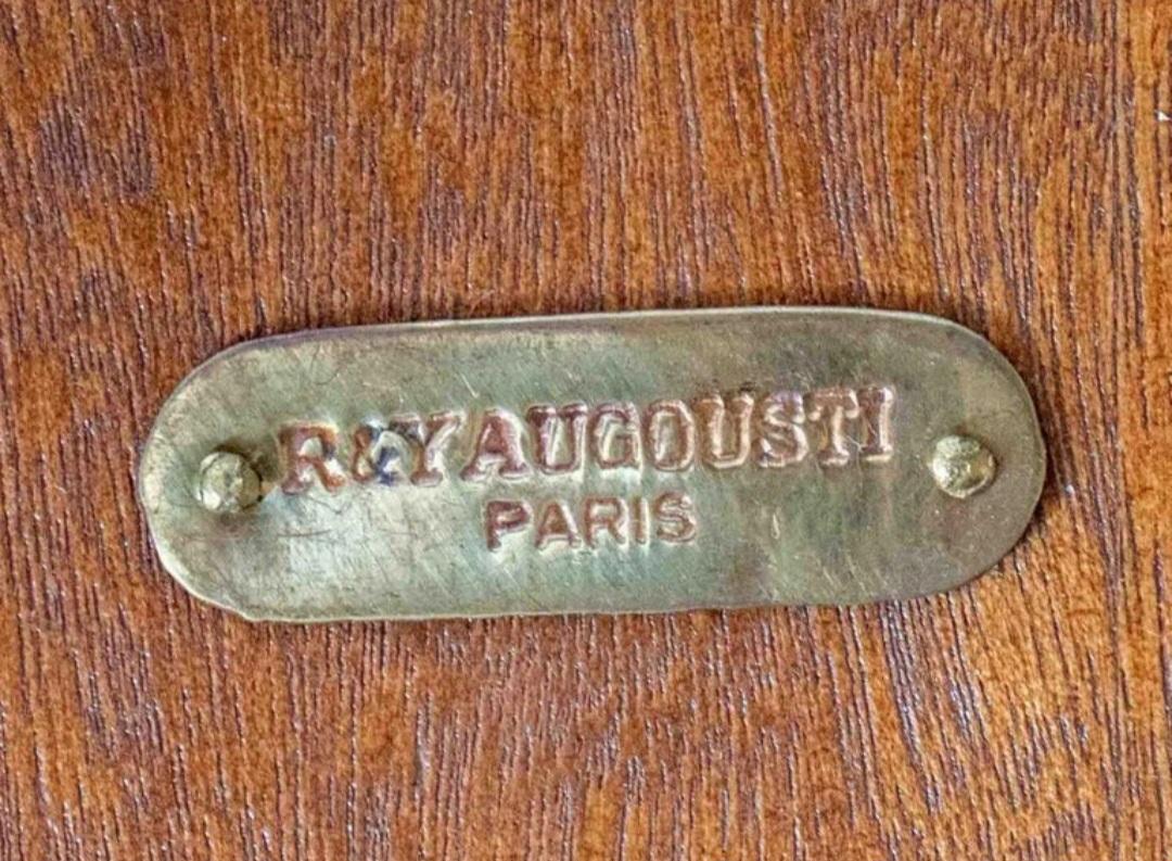 Francese R & Y Augousti Cassettiera rivestita in lucertola in vendita