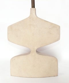 R & Y Augousti Shagreen Lamp Sculptural Shape French Mid Century Style