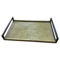 R & Y Augousti Shagreen Tray