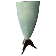 Vase Augousti en galuchat R & Y