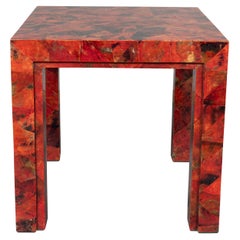 R & Y Augousti Tessellated Horn Table