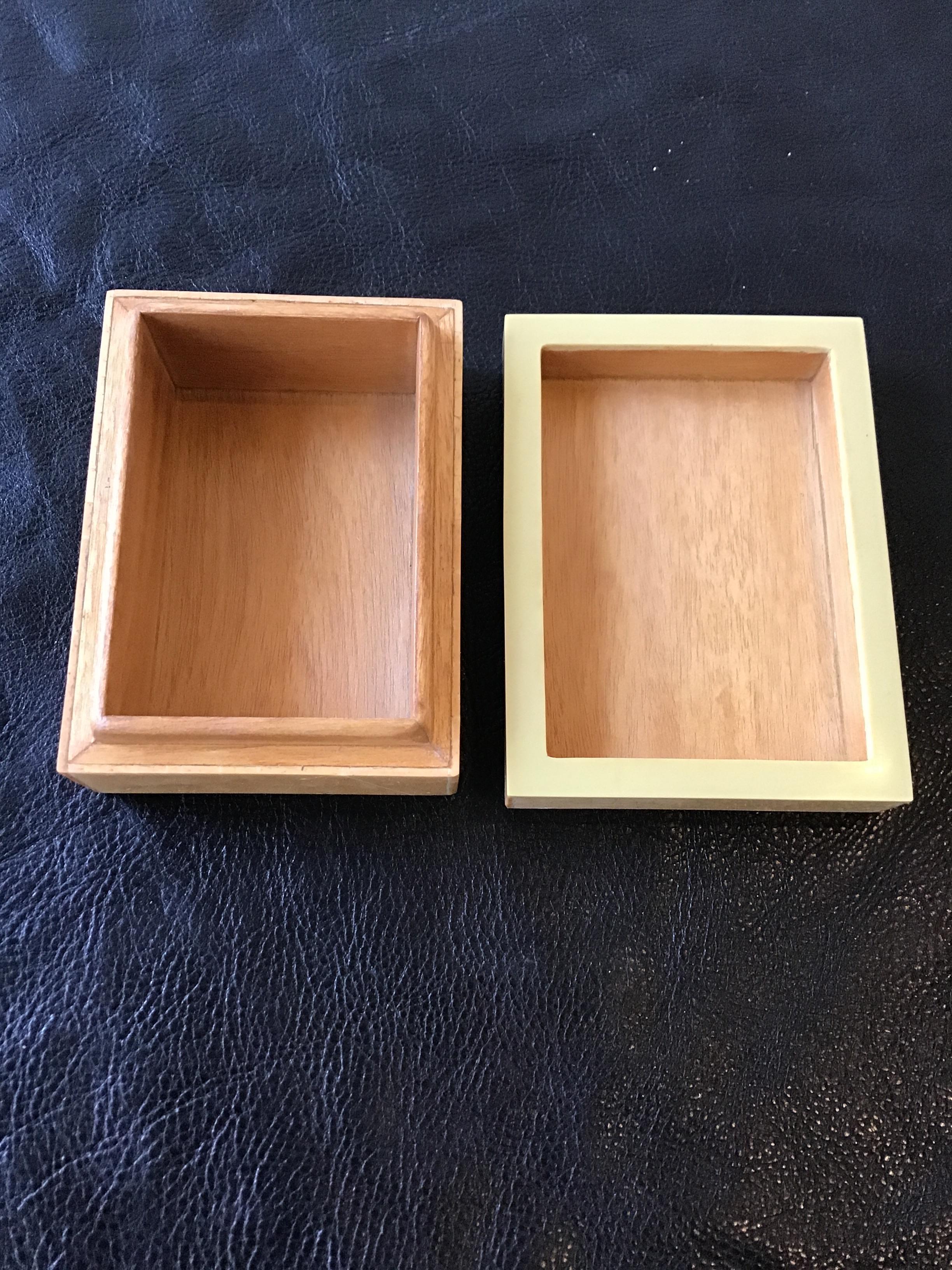 R & Y Augousti Wood Box For Sale 2