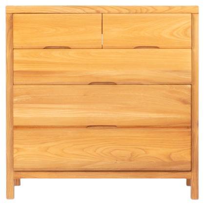 R03 Chest of Drawers in Elm by Pierre Chapo 1980