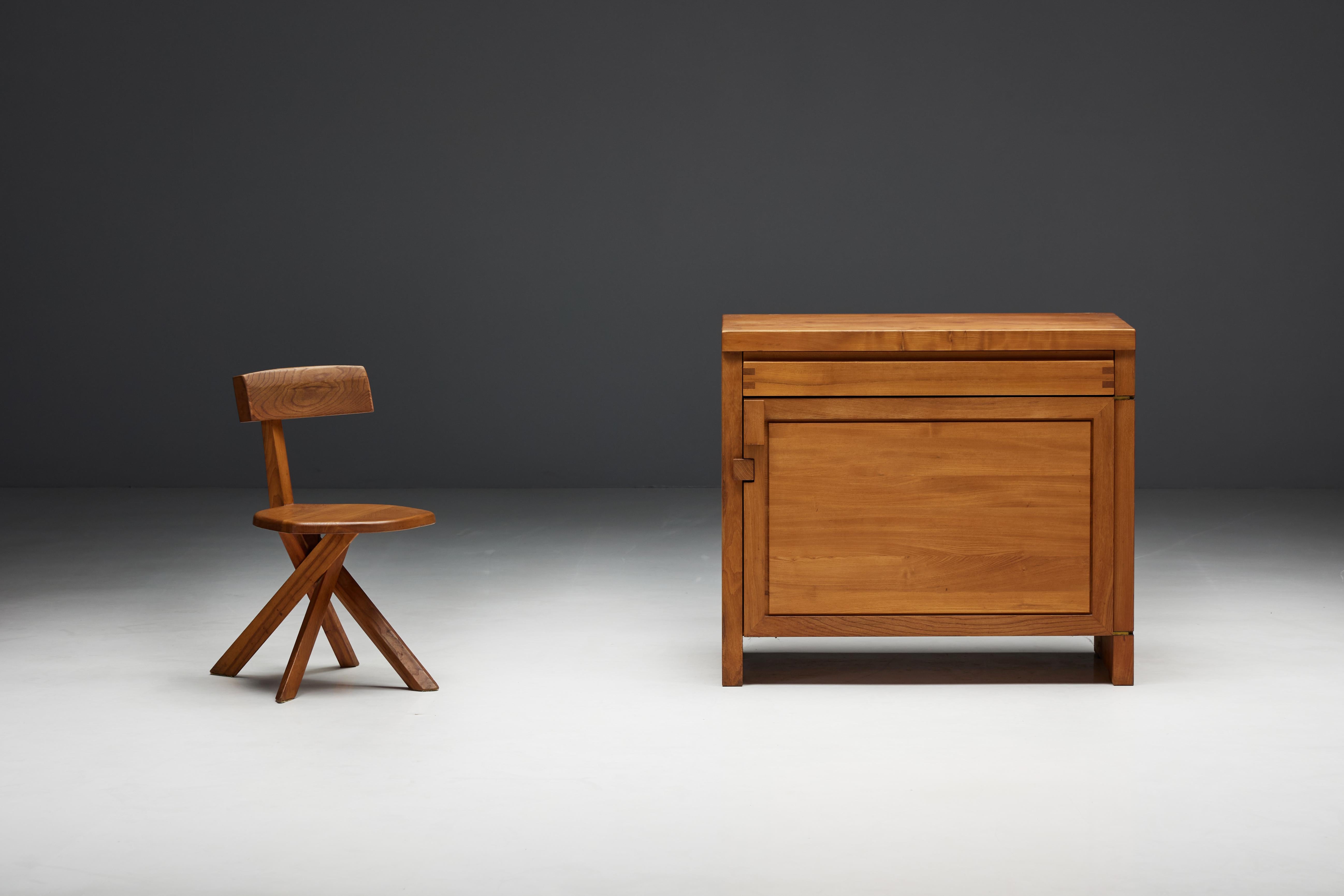 French R09B Cabinet by Pierre Chapo, France, 1970s