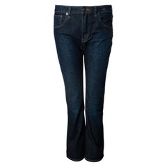 R13, jeans Avery indigo kick fit blu scuro