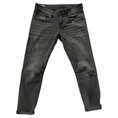 R13 Graue Orion Boy Skinny Jeans Hose, Größe 27