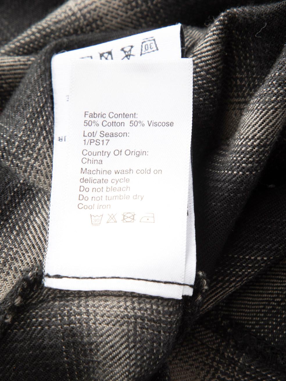 R13 Mini robe à carreaux à épaules dégagées Taille XS Pour femmes en vente
