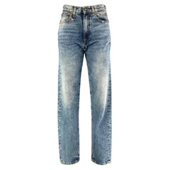 R13 Size 4 Blue Washed Cotton Axl Slim Jeans