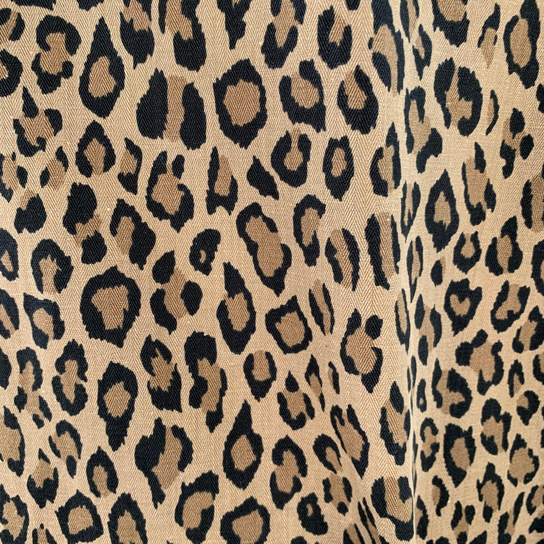 R13 Size S Tan Black Animal Print Oversized Hooded Parka Coat Pour hommes en vente