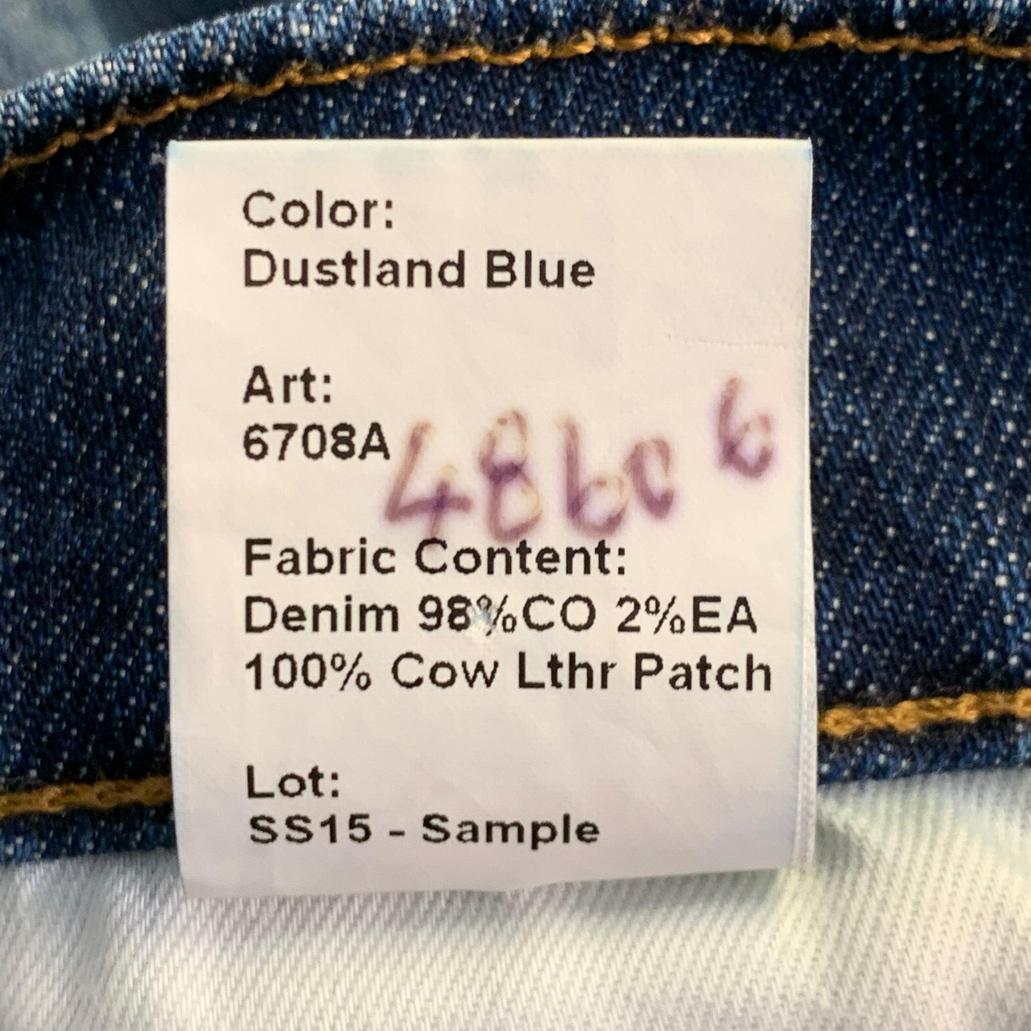 R13 SS15 Talla 31 Azul Vaqueros ajustados de mezcla de algodón desgastados en venta 5