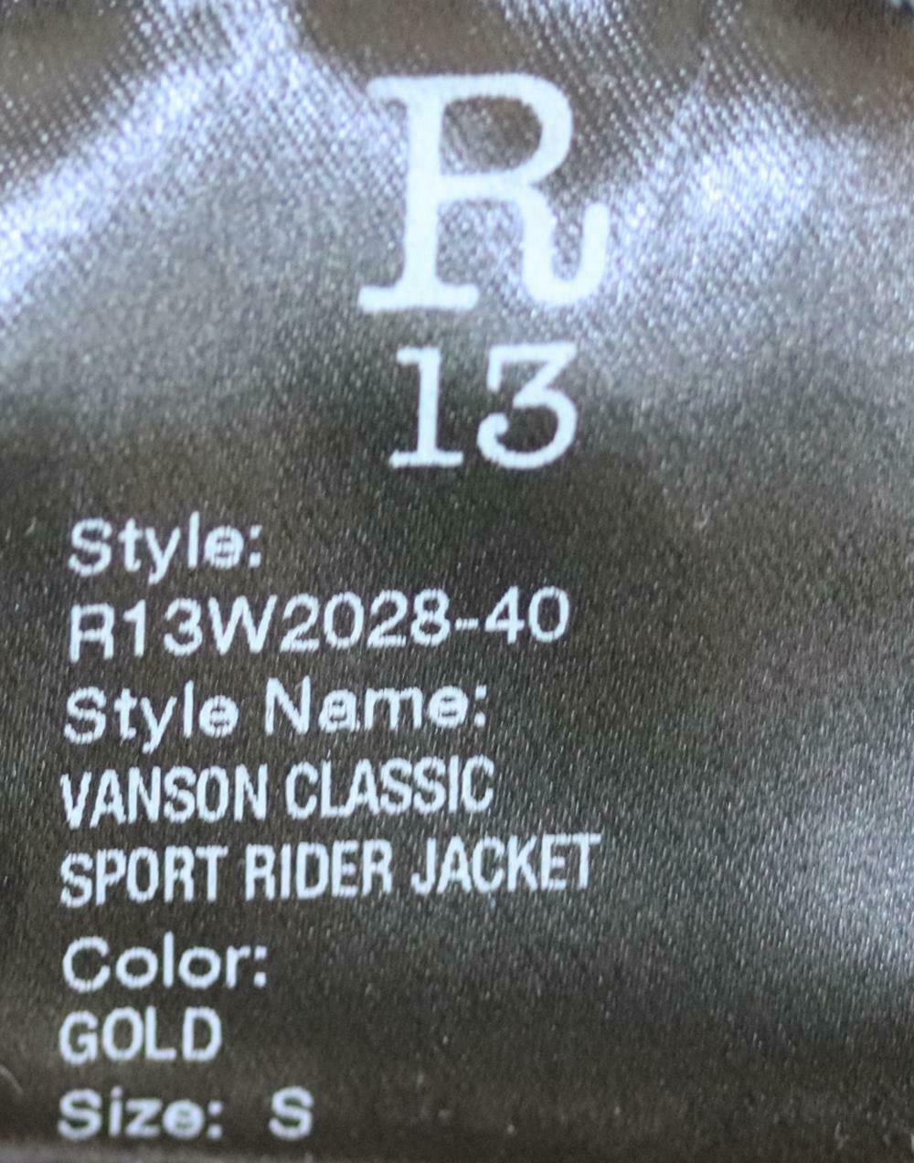 Black R13 + Vanson Oversized Leopard Print Leather Biker Jacket