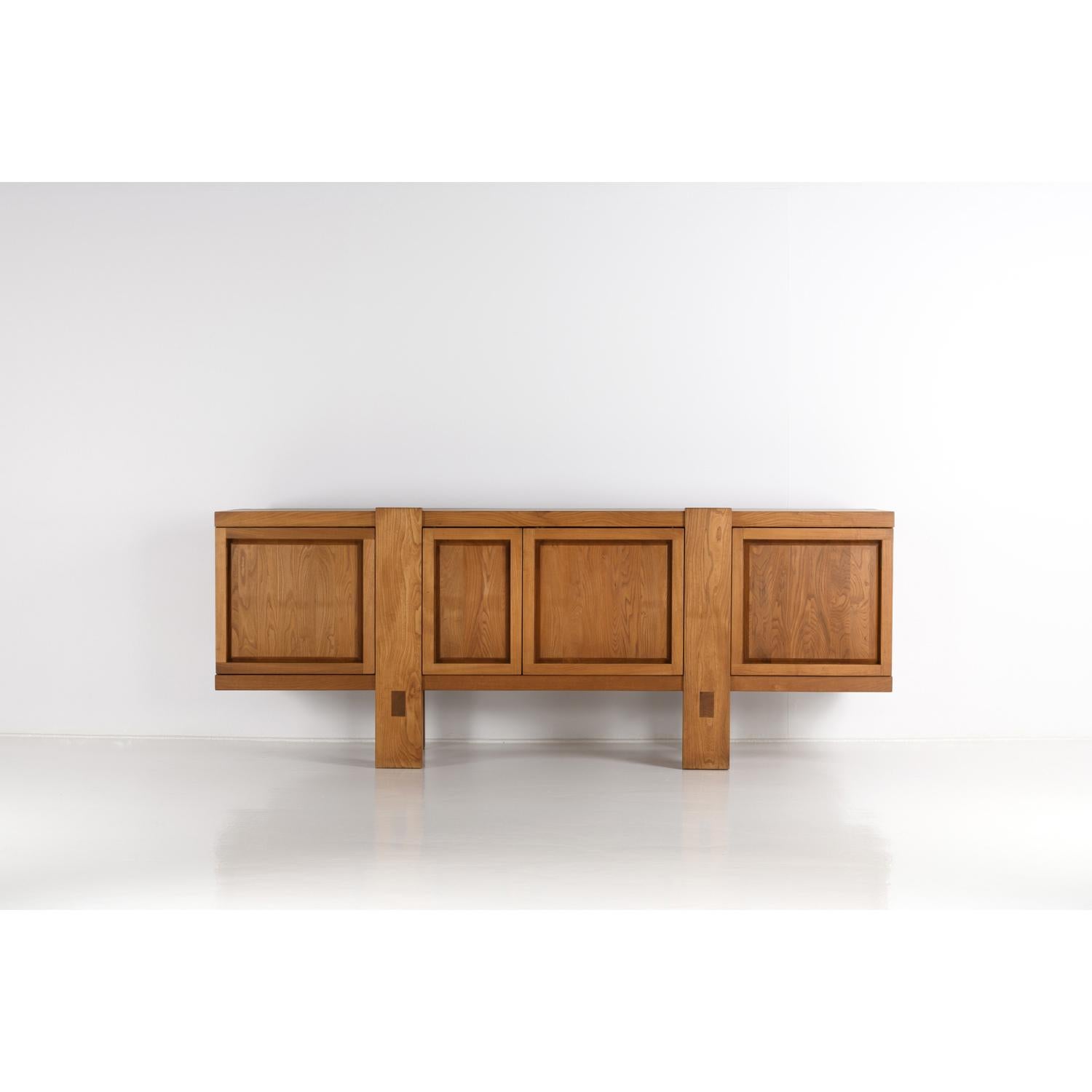 Mid-Century Modern R16 Bahut Credenza by Pierre Chapo, France
