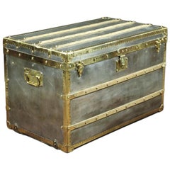 R1729 Louis Vuitton Steamer Zinc Trunk