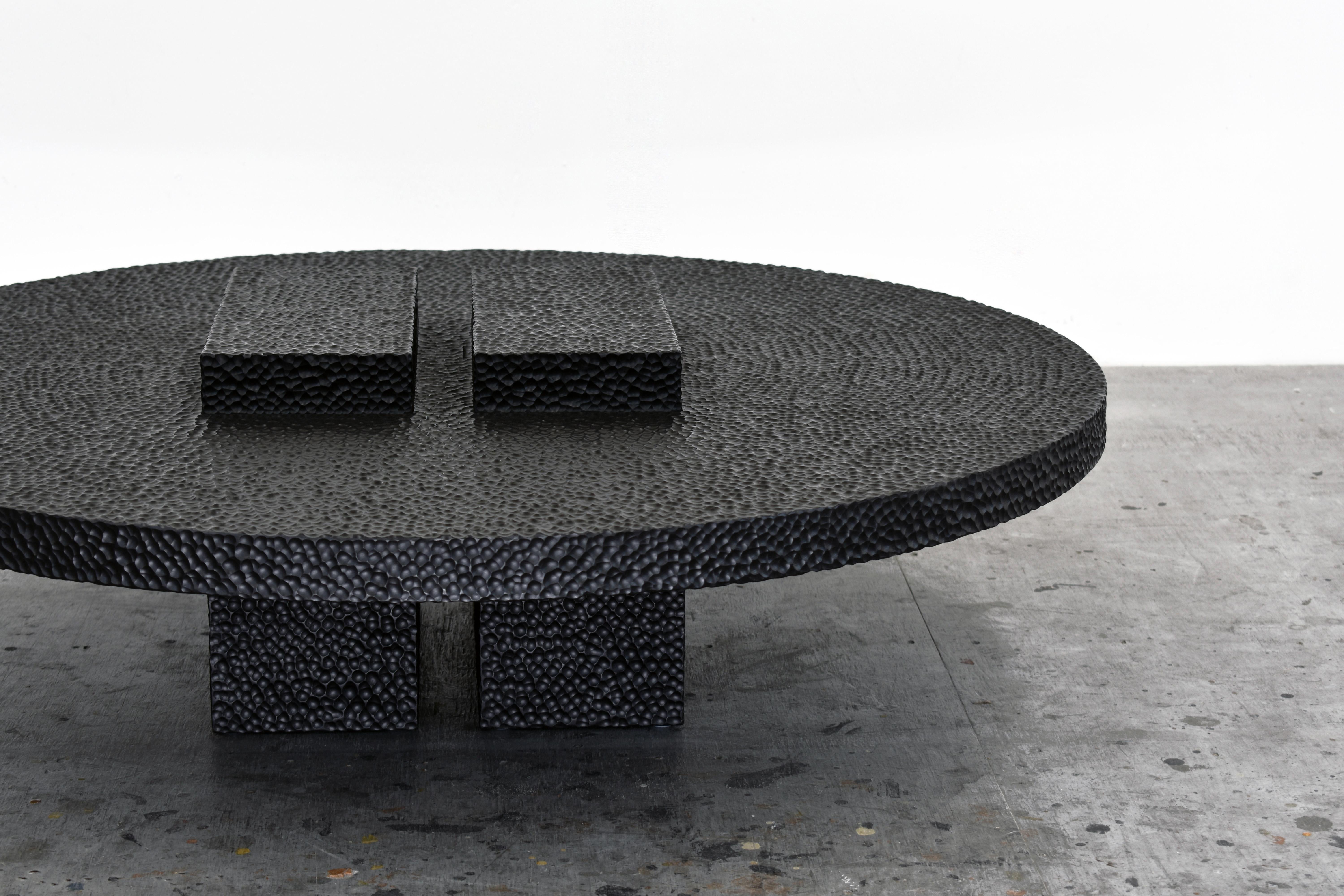 Blackened R3 Coffee Table For Sale