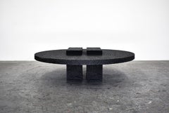 R3, runder, niedriger Tisch aus Ahornholz, geformt von John Eric Byers