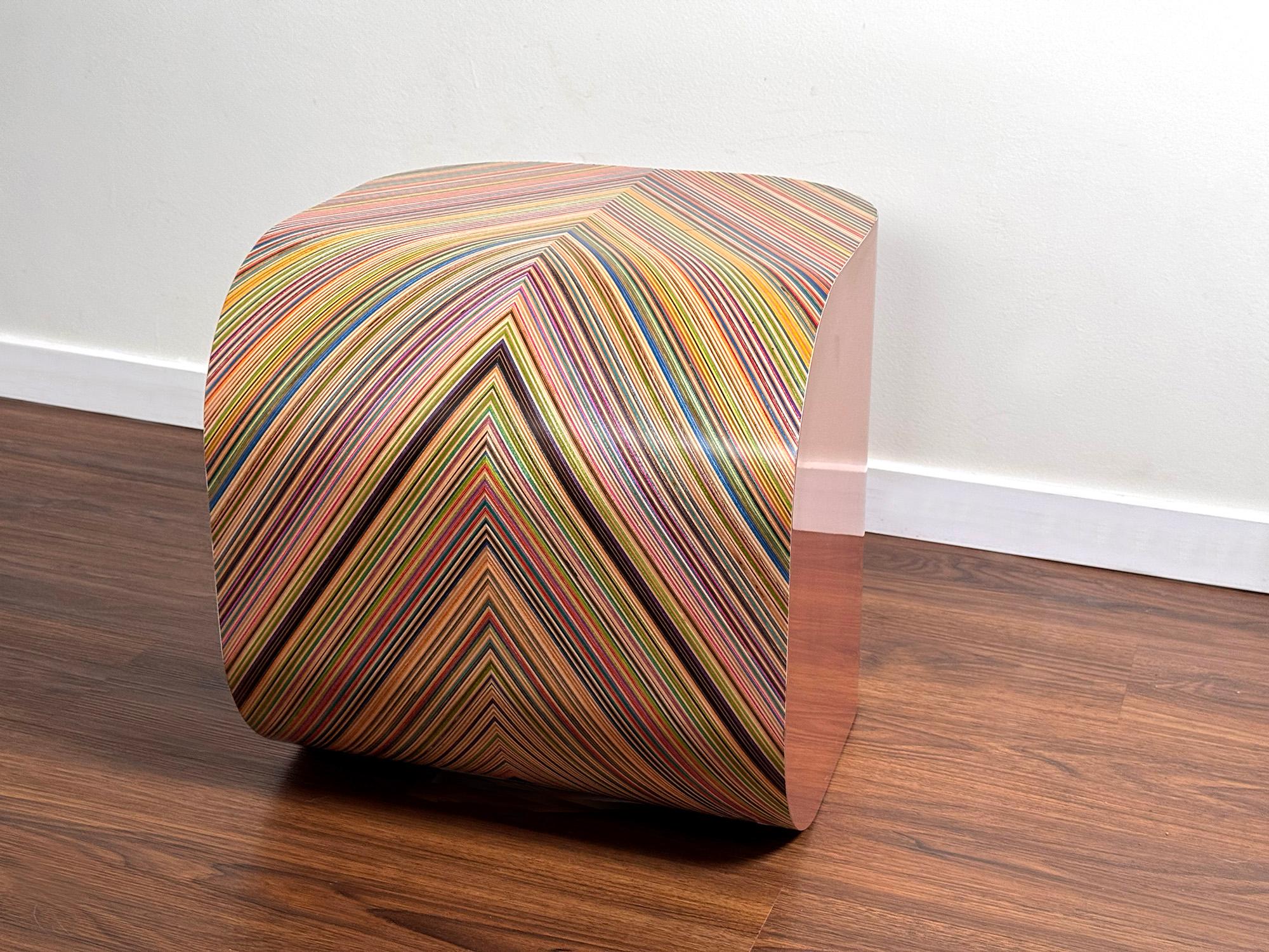 Canadian 'R5' End Table in Copper For Sale