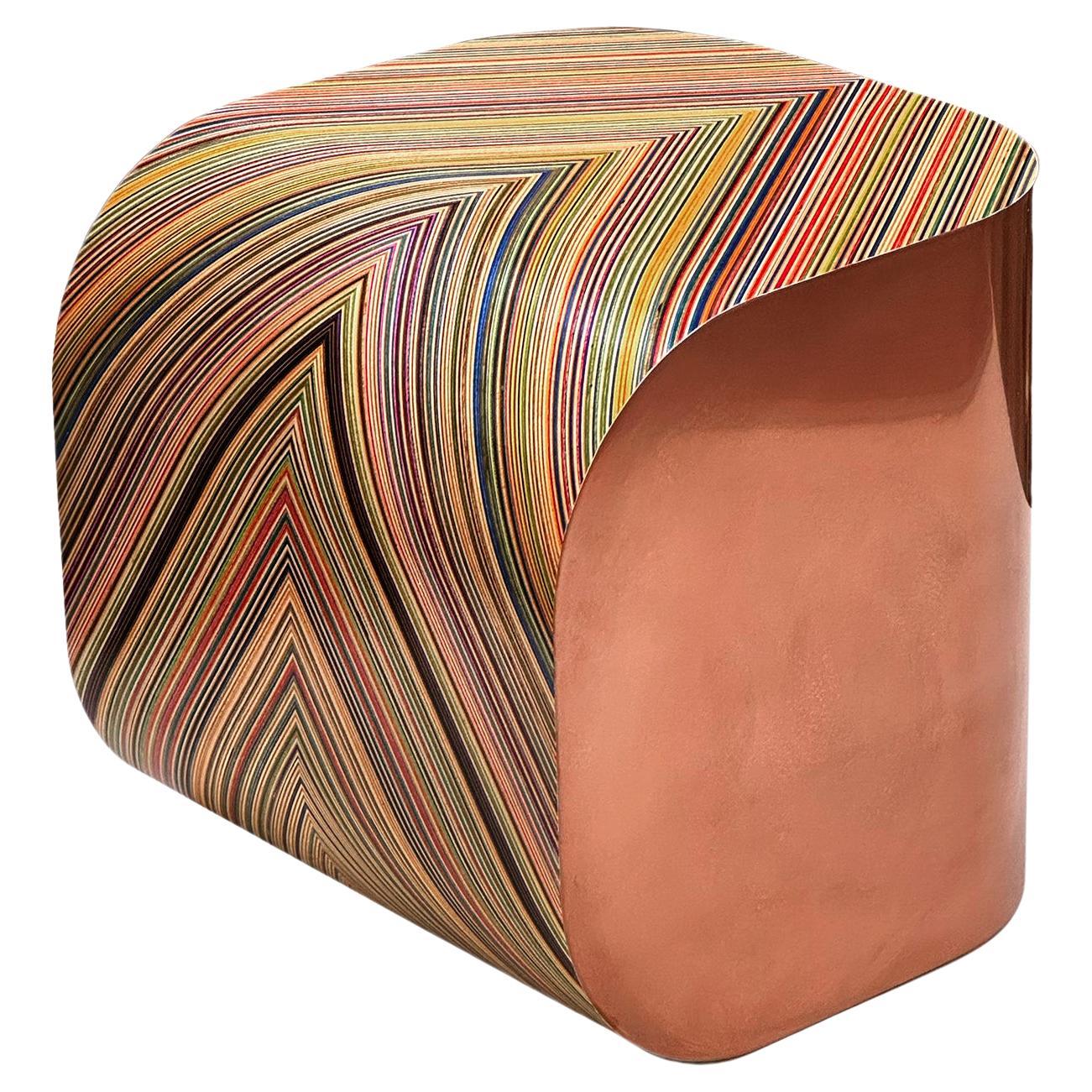 'R5' End Table in Copper