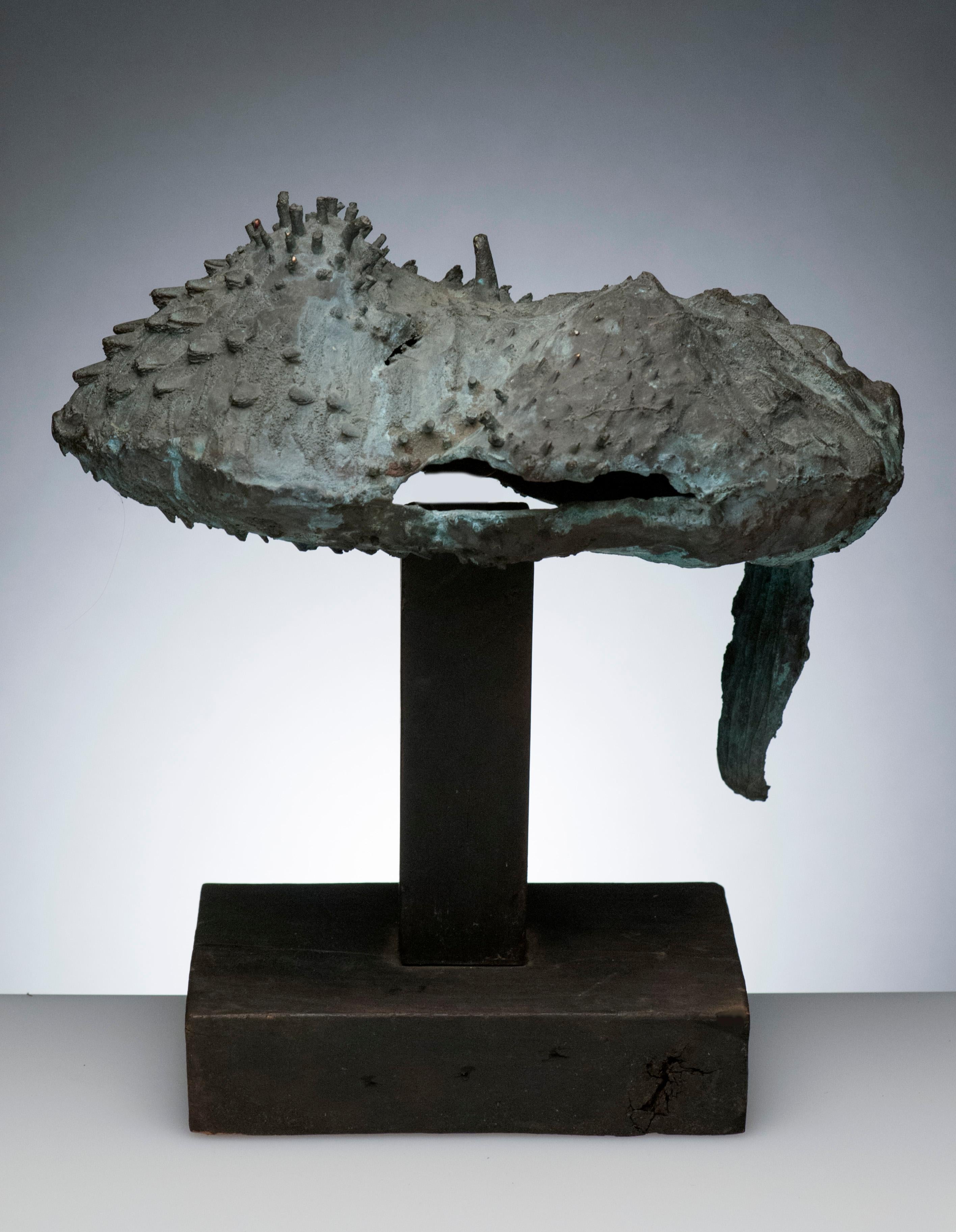 Lateinamerikanische abstrakte Raúl Valdivieso Bronze-Skulptur im Angebot 5