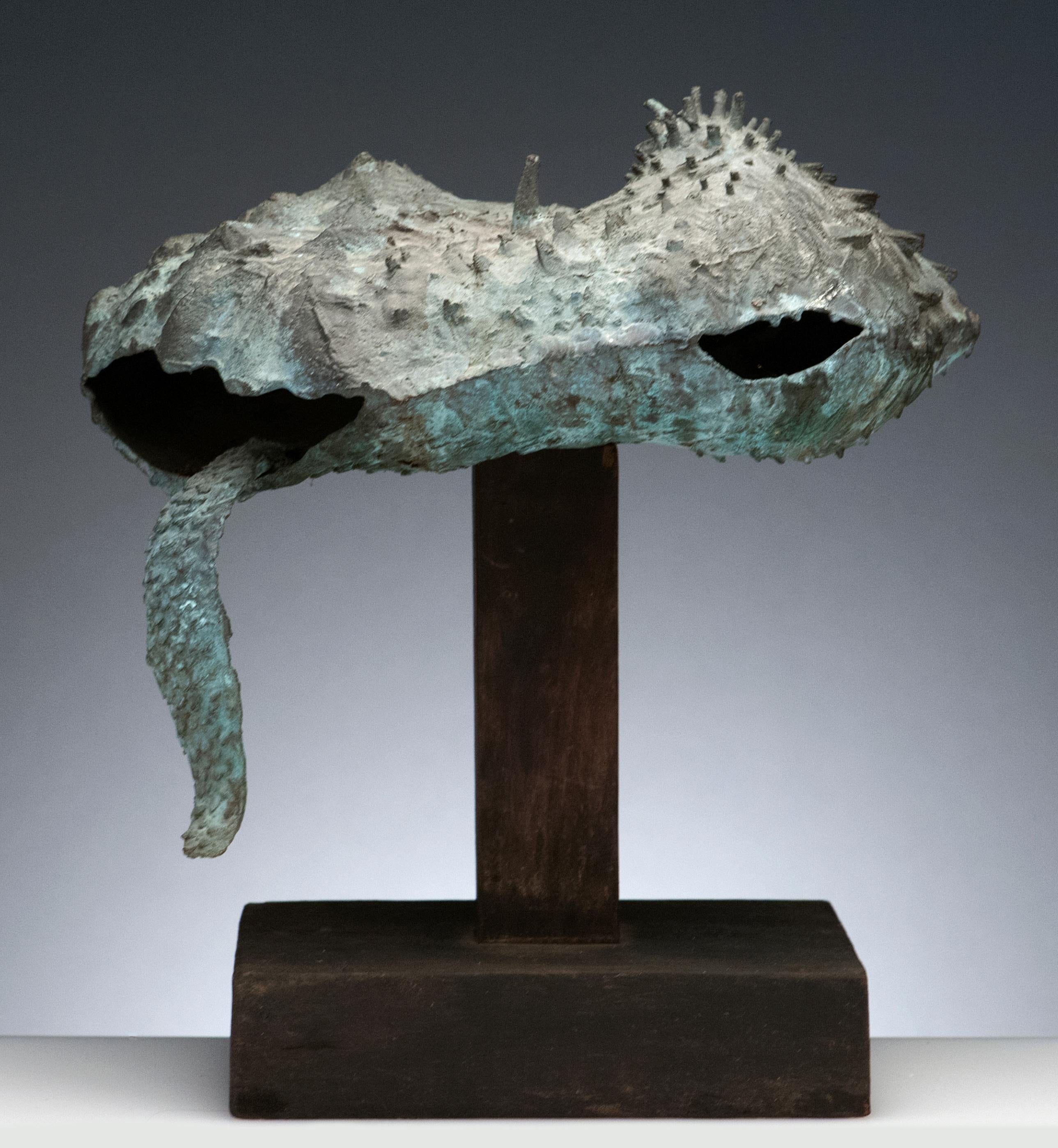 Lateinamerikanische abstrakte Raúl Valdivieso Bronze-Skulptur im Angebot 1