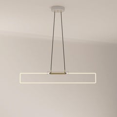Suspension moderne Neon blanche brillante par Studio d'Armes