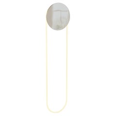 Ra Wall Chrome Hand Bent Neon Modern Wall Sconce Lighting by Studio d'Armes