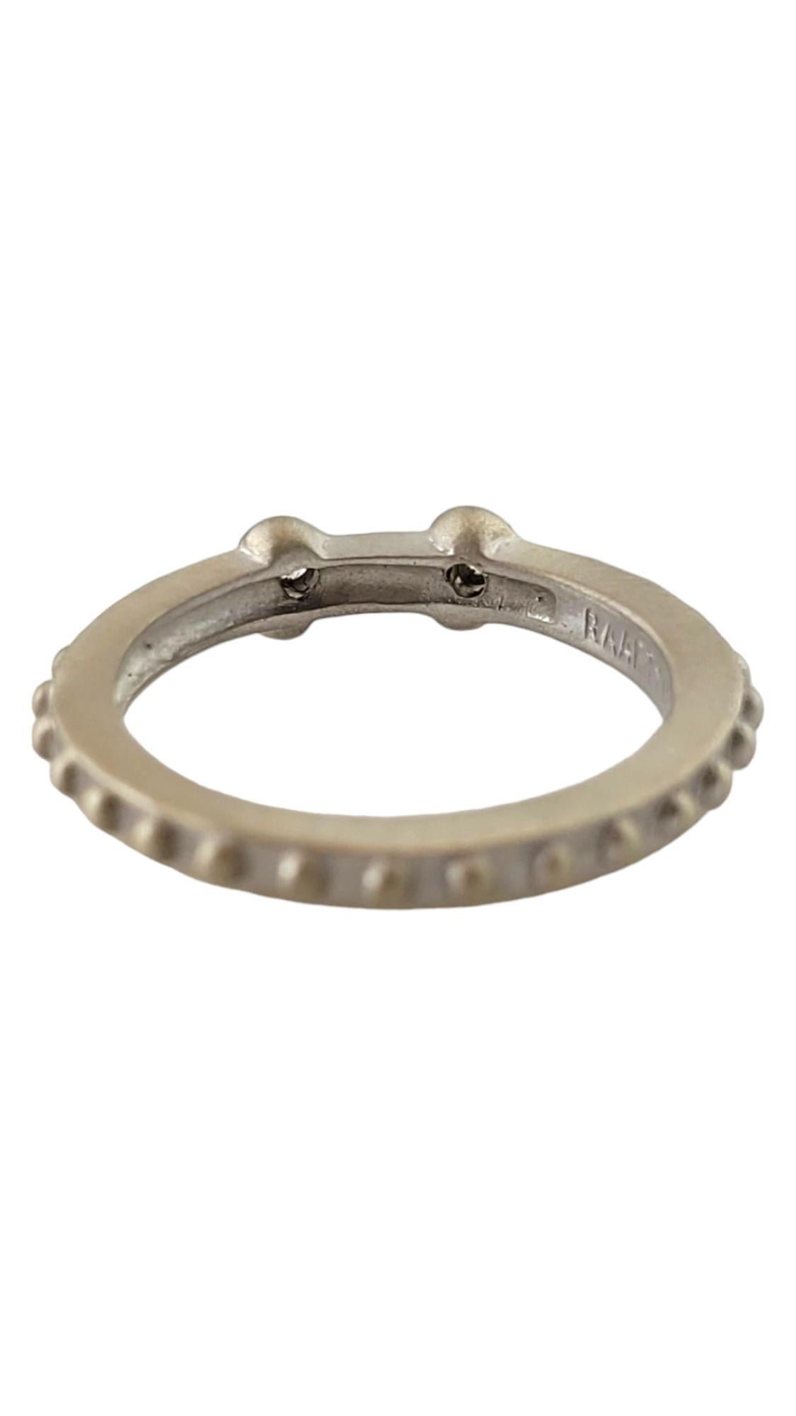 RAAFTY 18K Yellow Gold Sand Blast Finish Diamond Heart Ring Size 6 #17712 In Good Condition For Sale In Washington Depot, CT