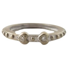 RAAFTY Anello con cuore di diamante in oro giallo 18 carati, misura 6 #17712