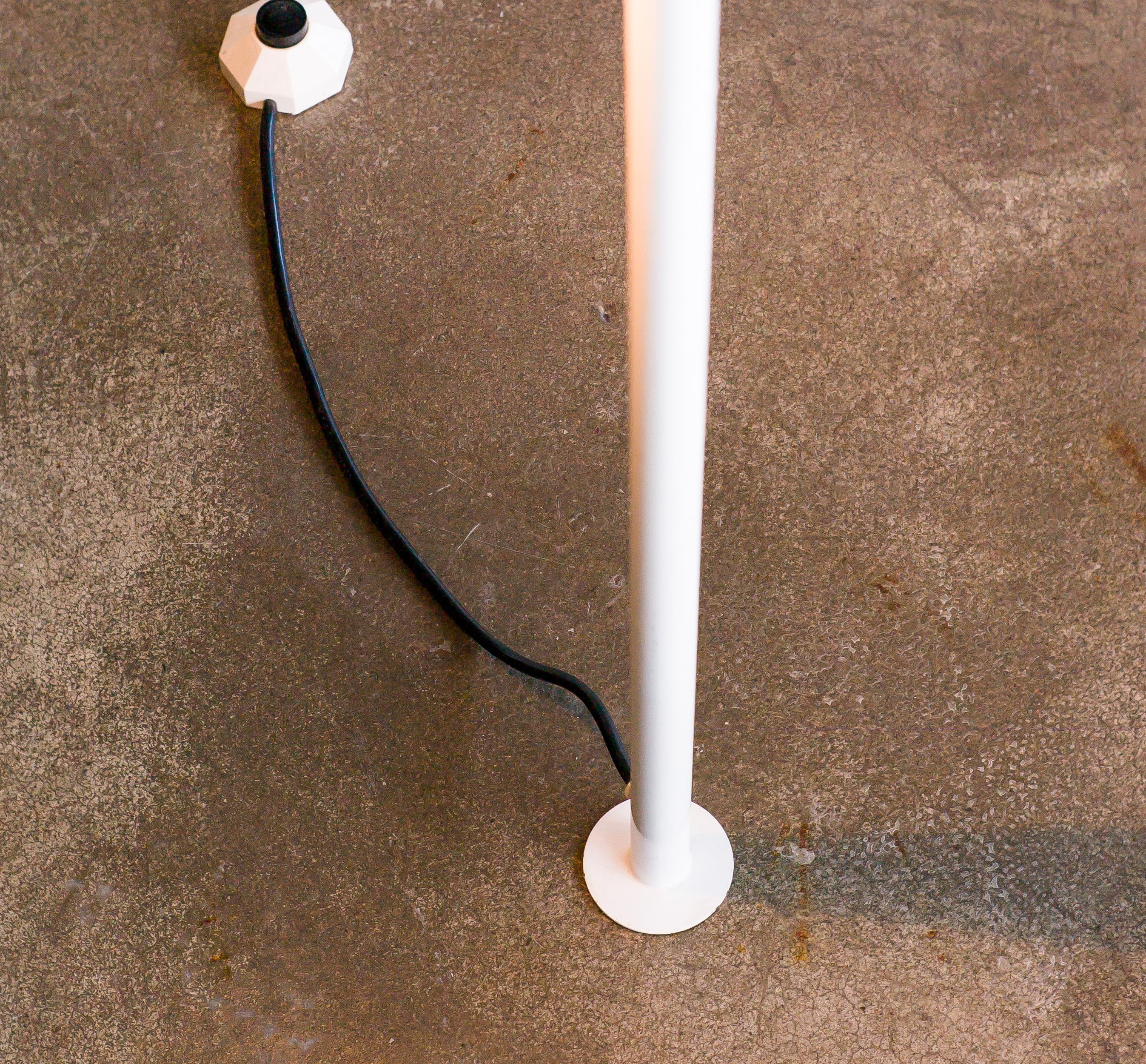 Late 20th Century RAAK Adjustable Pole Lamp with Three Adjustable Light Fixtures