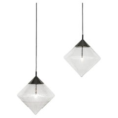 RAAK Amsterdam B1216 Diamond Blown Glass Pendant Lights
