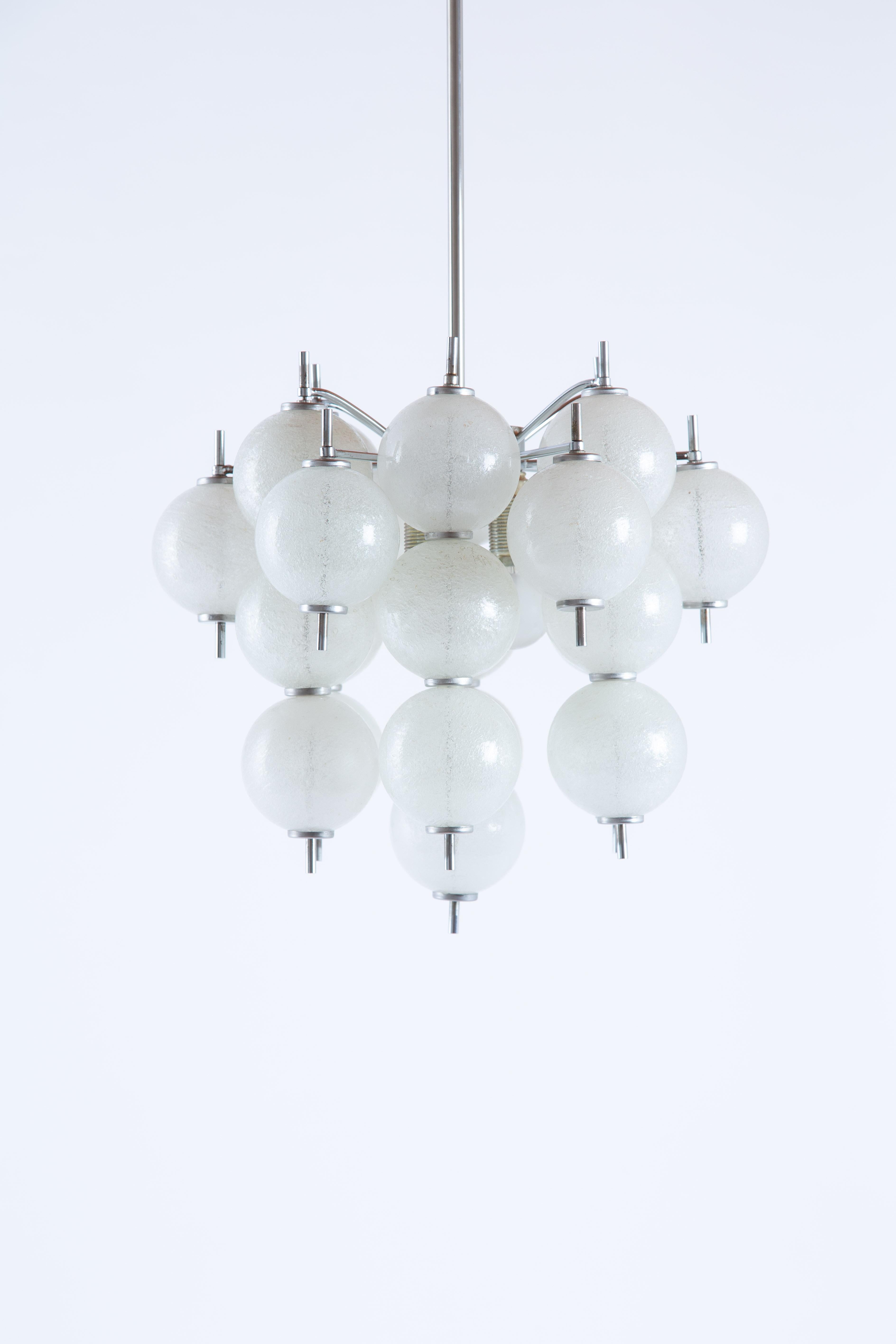 RAAK Amsterdam Bal Lamp 25 Glass Bal Hanging Lamp For Sale 3