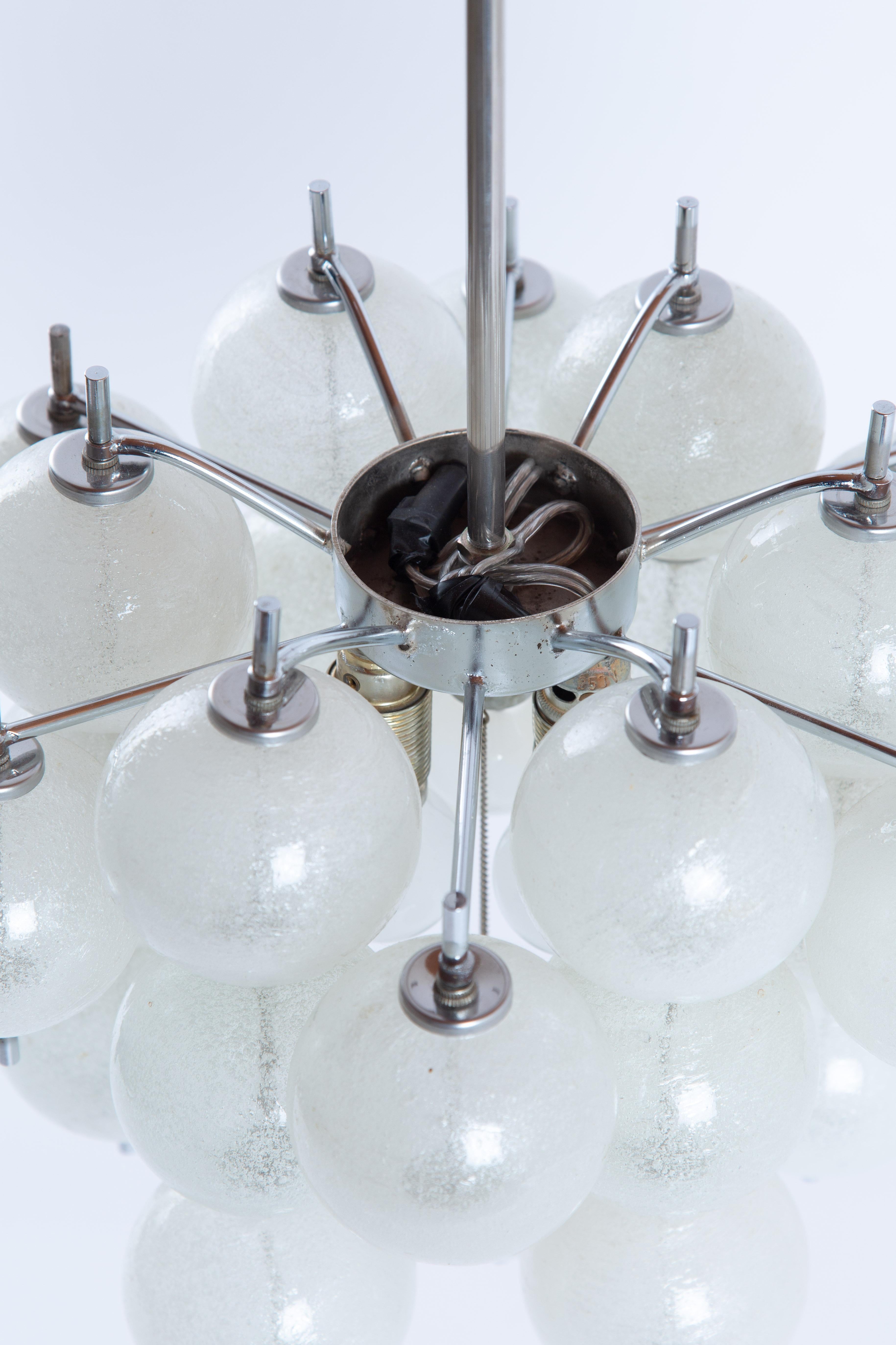 RAAK Amsterdam Bal Lamp 25 Glass Bal Hanging Lamp For Sale 4