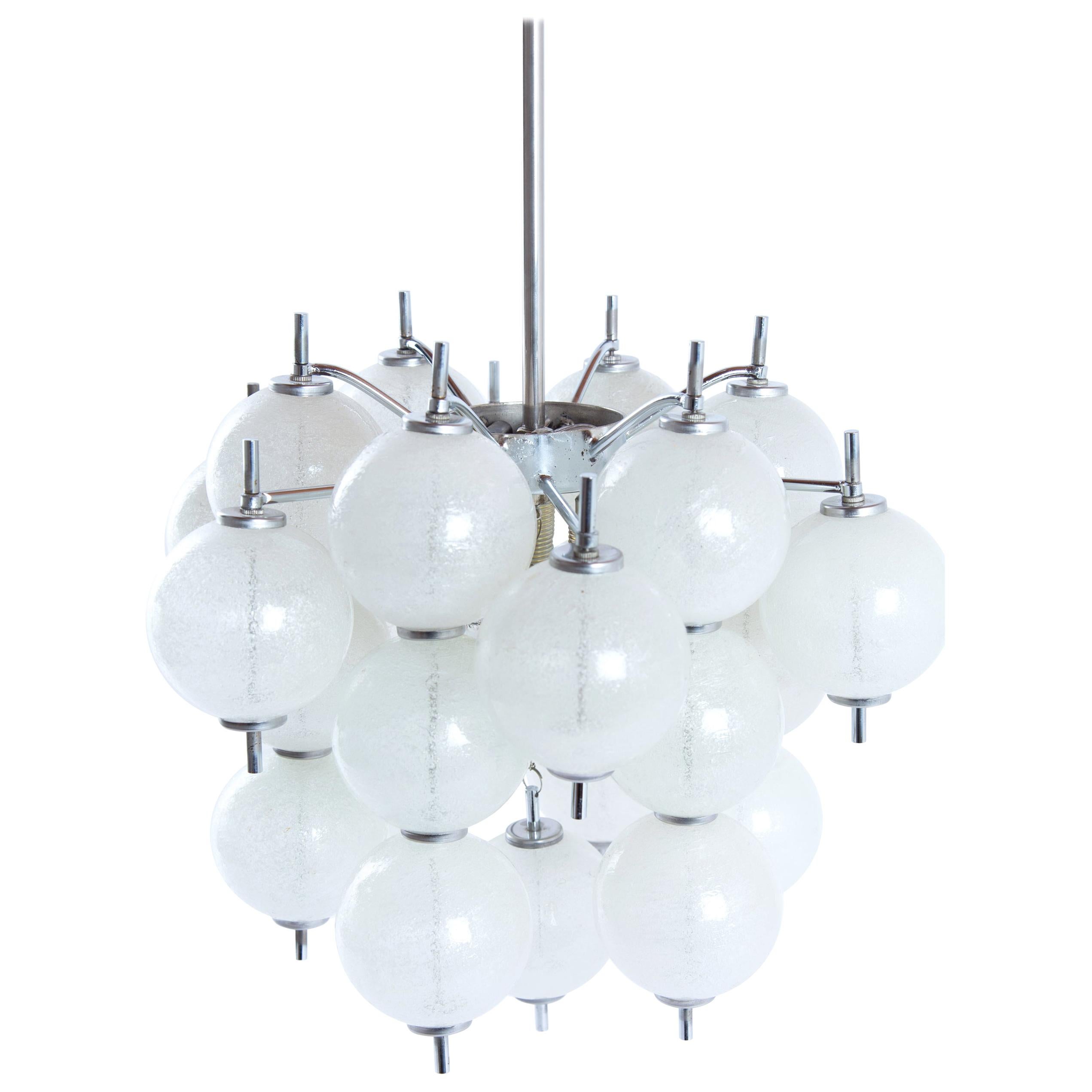 RAAK Amsterdam Bal Lamp 25 Glass Bal Hanging Lamp For Sale