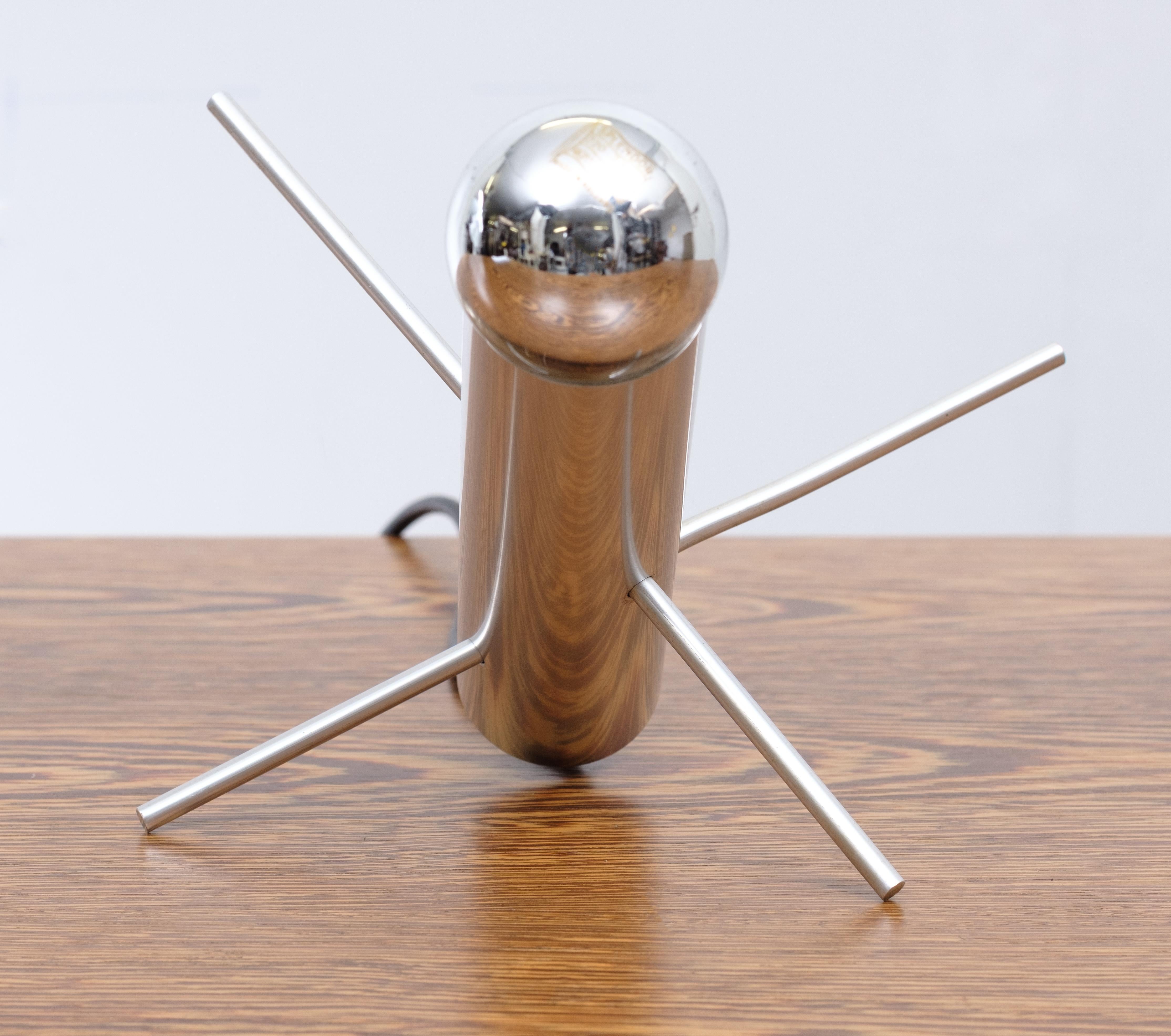 Aluminum RAAK Amsterdam Cricket Table Lamp, Design Otto Wasch For Sale