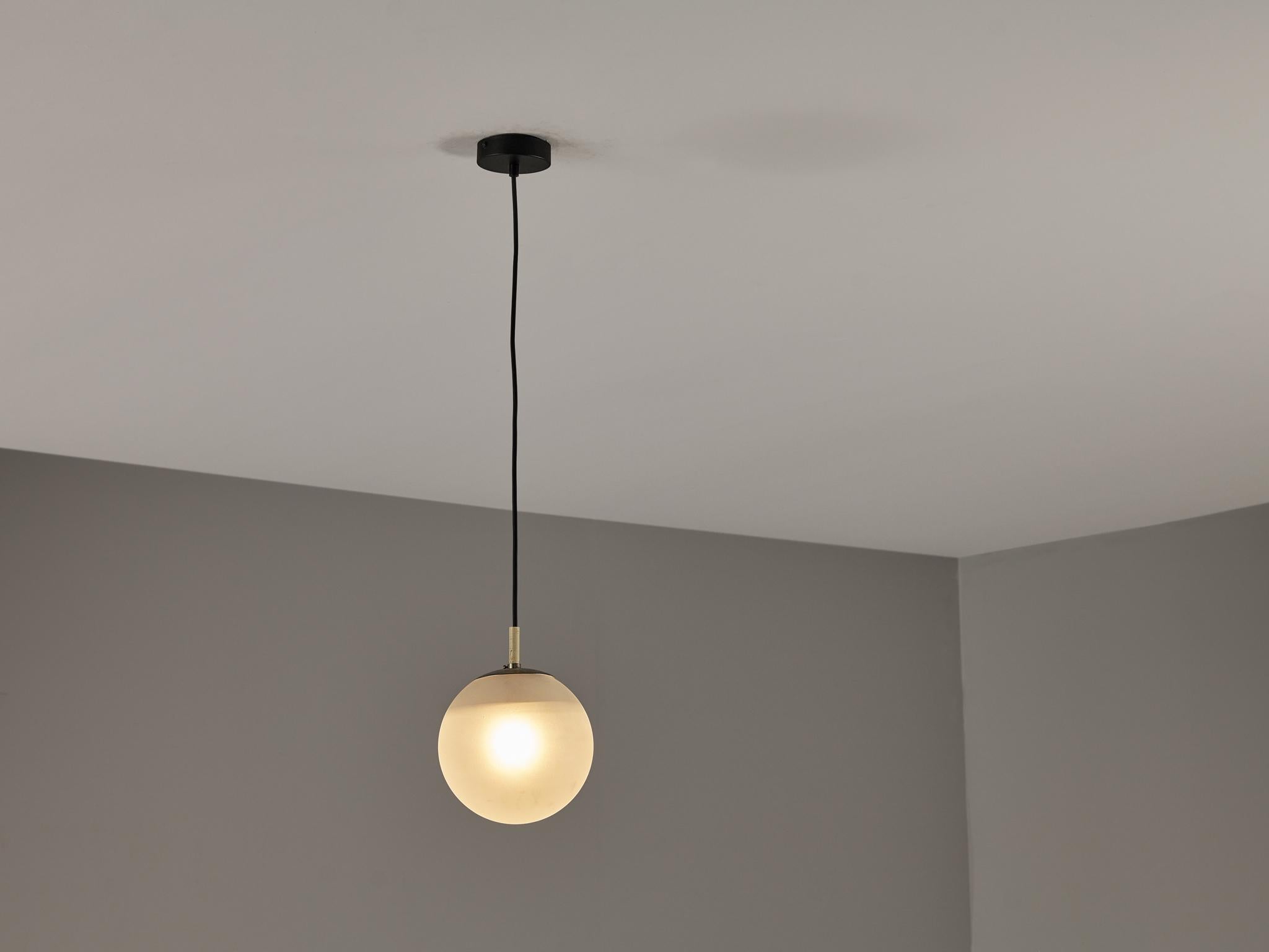 RAAK Amsterdam Pendants with Satin Glass Orbs  In Good Condition For Sale In Waalwijk, NL