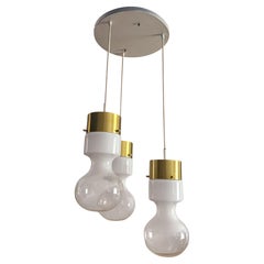 RAAK Amsterdam "Weerballon" Chandelier, Set of 3 Pendants, 1970s MId Century