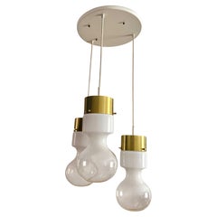 Lustre "Weerballon" de RAAK Amsterdam, ensemble de 3 pendentifs, 1970 MId Century