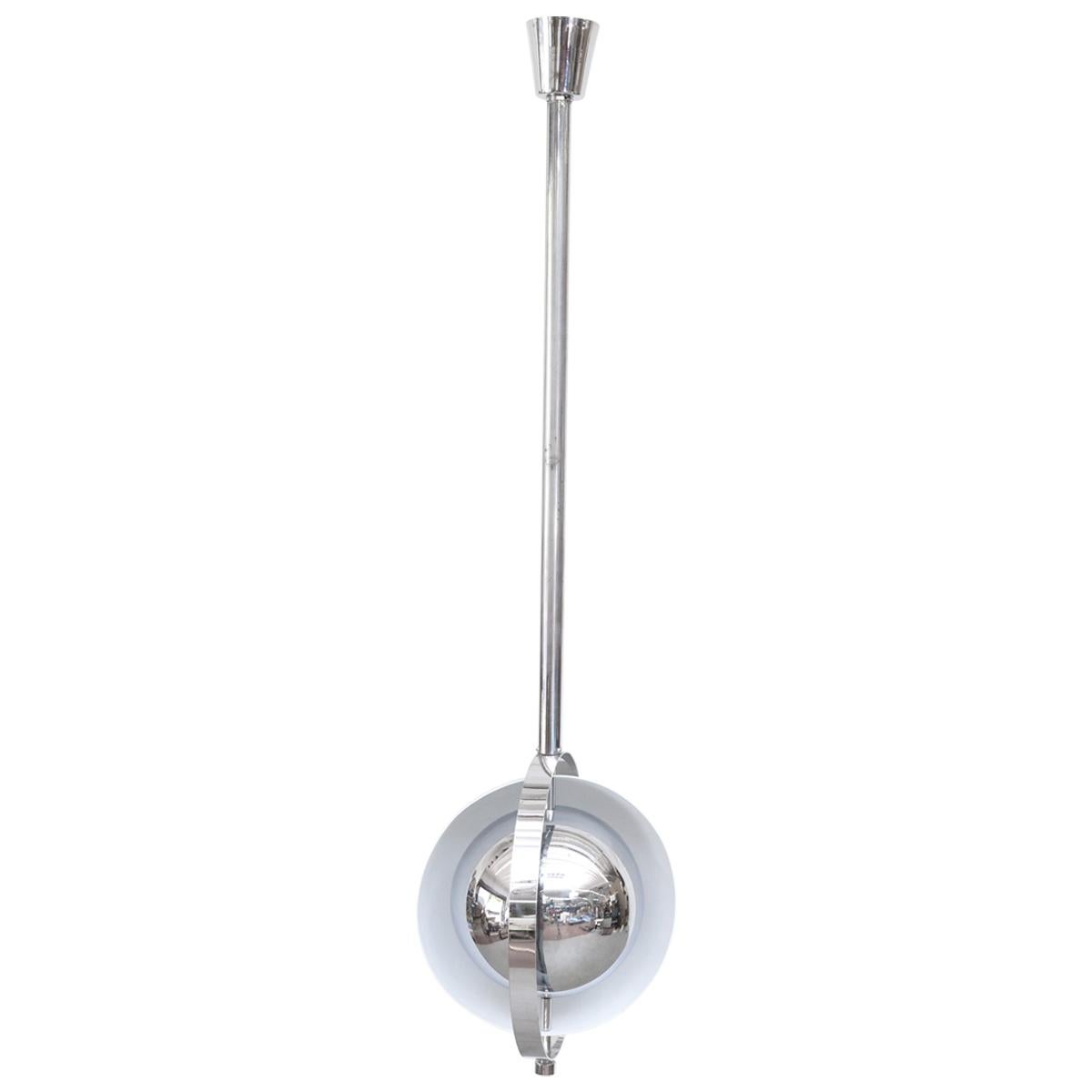 RAAK Attributed Chrome Space Age Ceiling Lamp