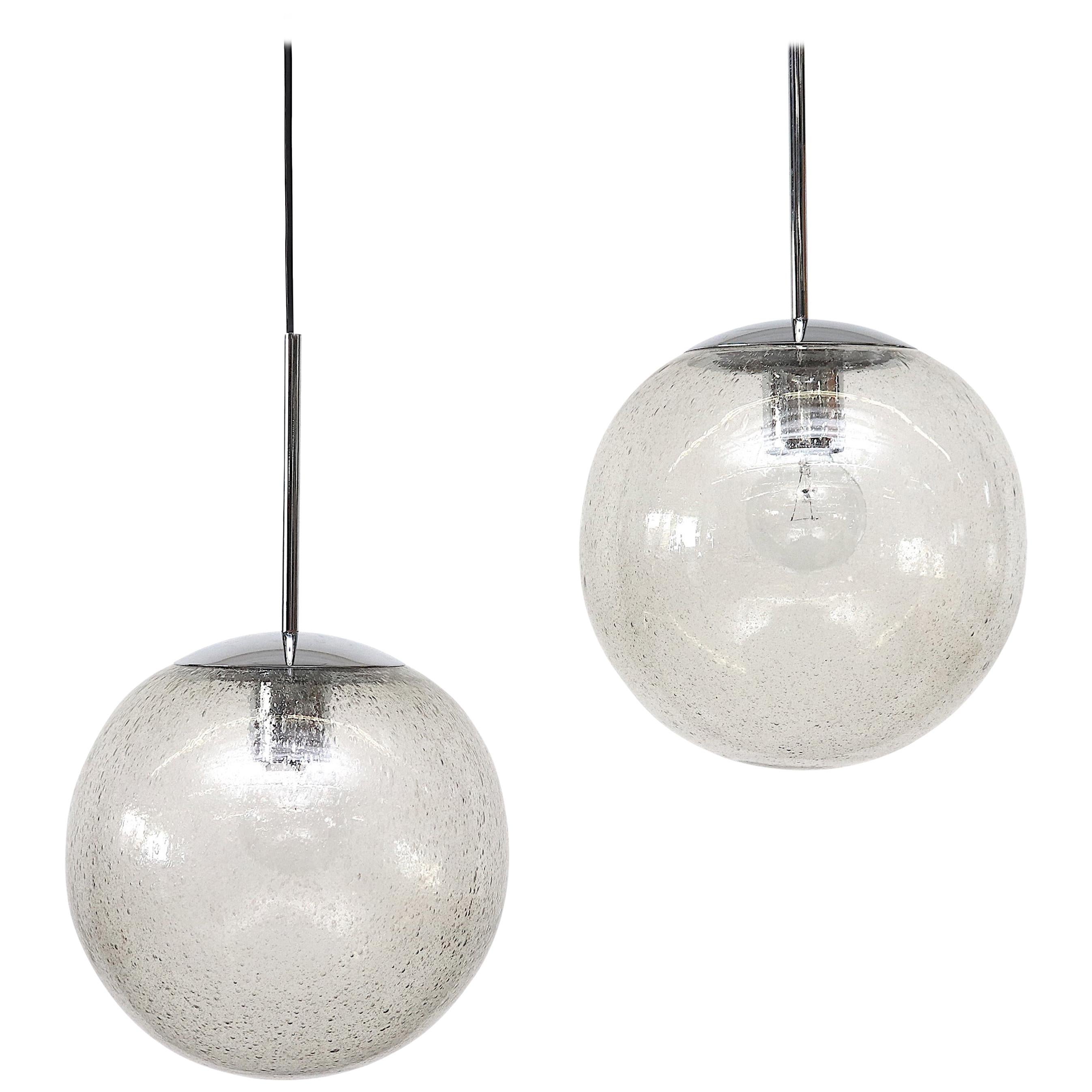 RAAK "B-1226" Smoked Glass Globe Pendant