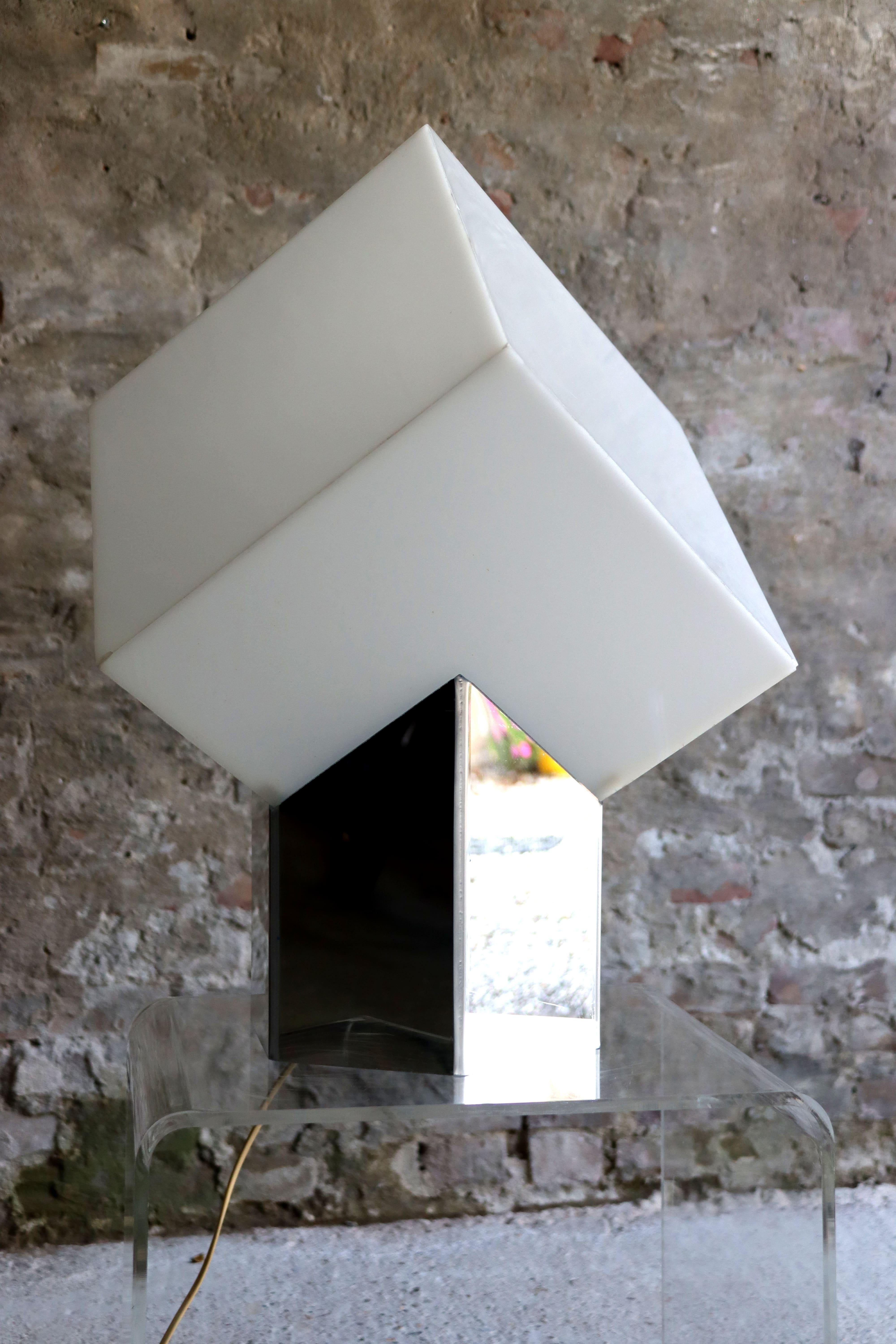 Polyester Raak – Cube Light – Paul Driessen – Dutch – 1970s For Sale